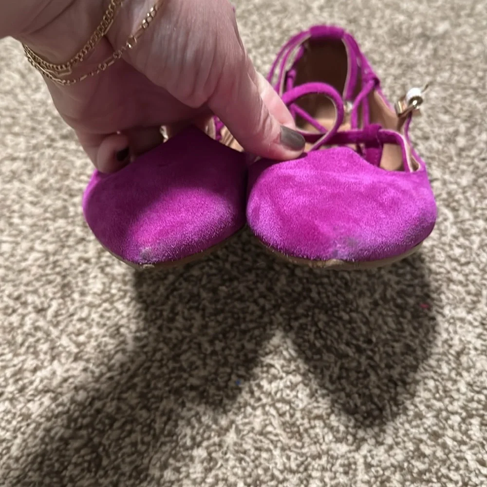 Free People Purple lace flats size 37 - Picture 3 of 6